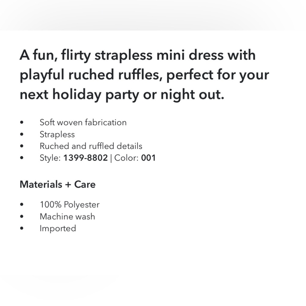 American Eagle Ruched Ruffled Mini Dress - Picture 5 of 5